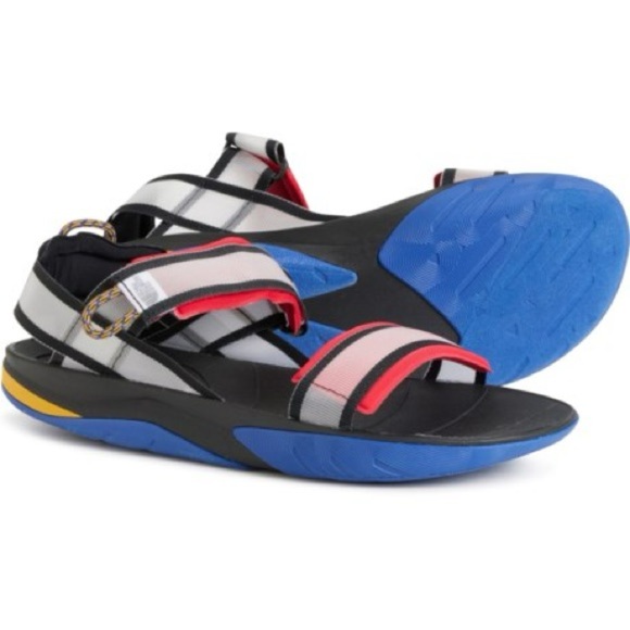 The North Face Skeena Sport Sandals men’s red blue yellow black size 13 - Picture 1 of 8